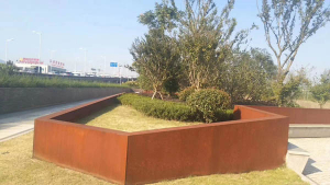 文登耐候钢挡土墙